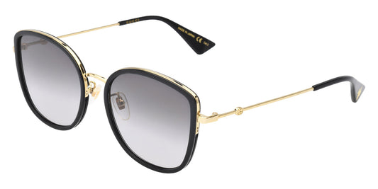 Gucci™ GG0606SK 001 56 - Black/Gold